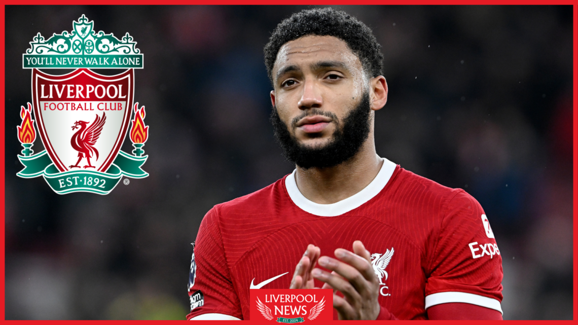 Liverpool badge, Joe Gomez