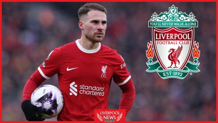 Alexis Mac Allister liverpool logo