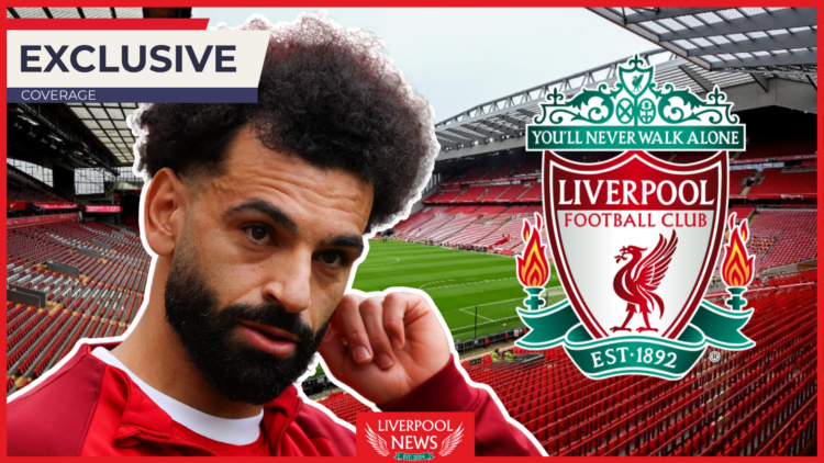 Mohamed Salah, Anfield, Liverpool crest