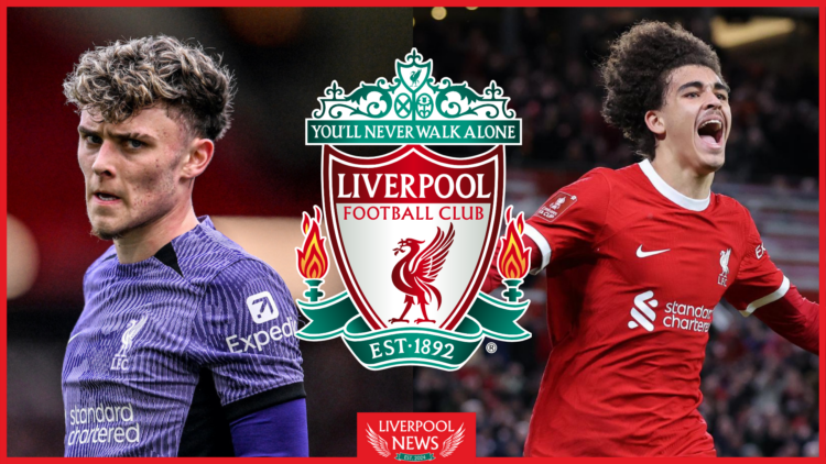 Bobby Clark, Jayden Danns, Liverpool badge