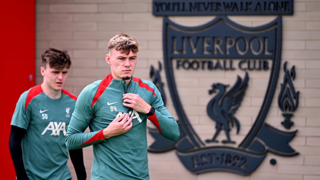 Liverpool defender Conor Bradley