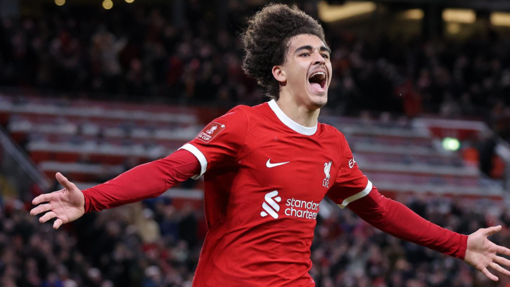 Liverpool striker Jayden Danns