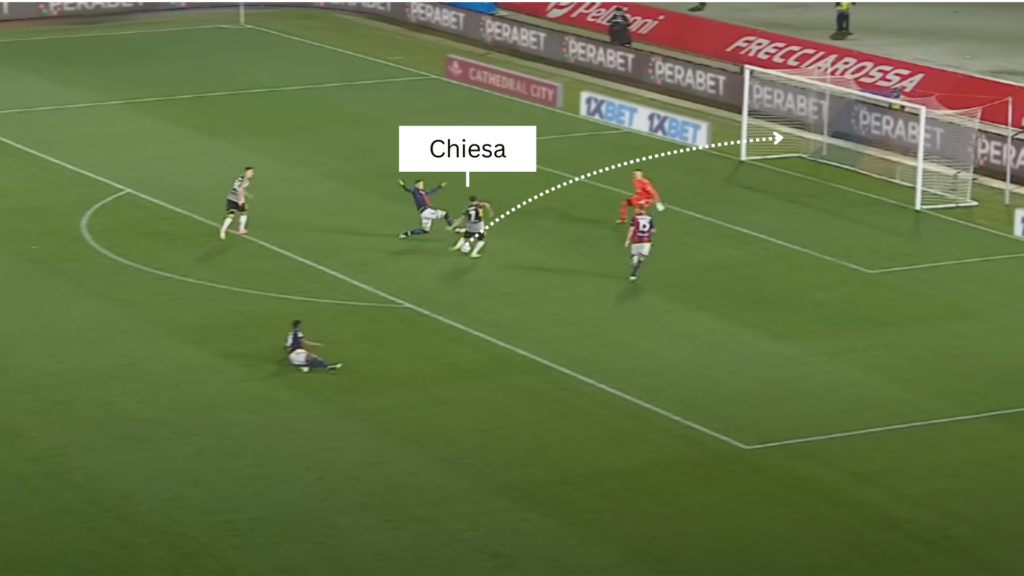 Federico Chiesa for Juventus v Bologna