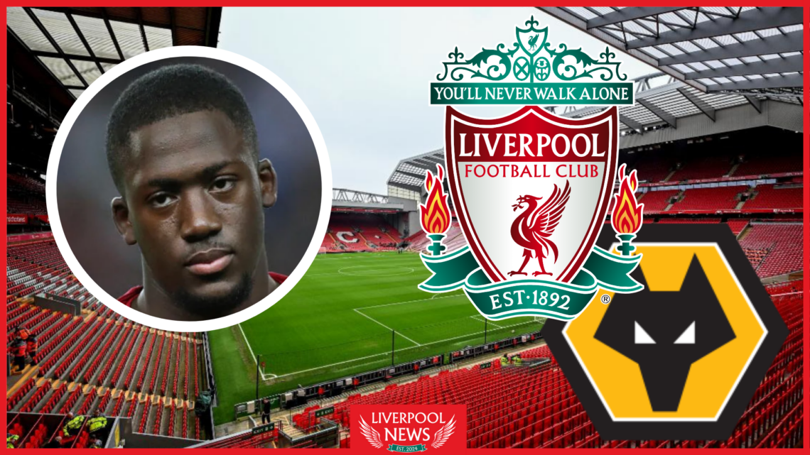 Ibrahima Konate, Liverpool badge, Wolves badge