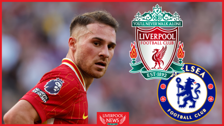 Alexis Mac Allister, Liverpool badge, Chelsea badge