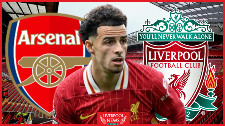 Curtis Jones, Liverpool badge, Arsenal badge