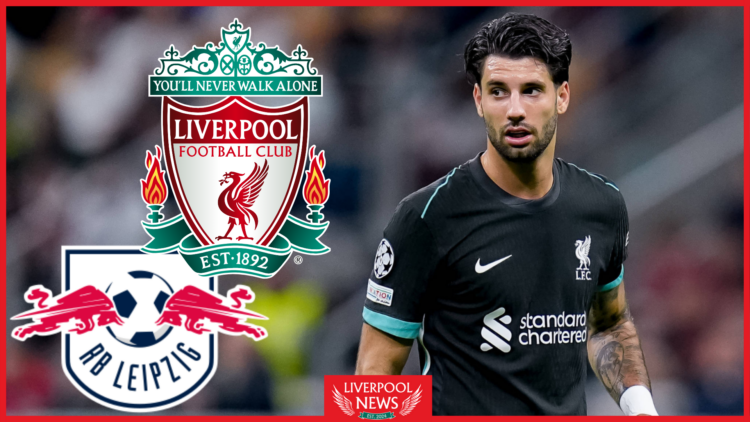 Dominik Szoboszlai, Liverpool badge, RB Leipzig badge