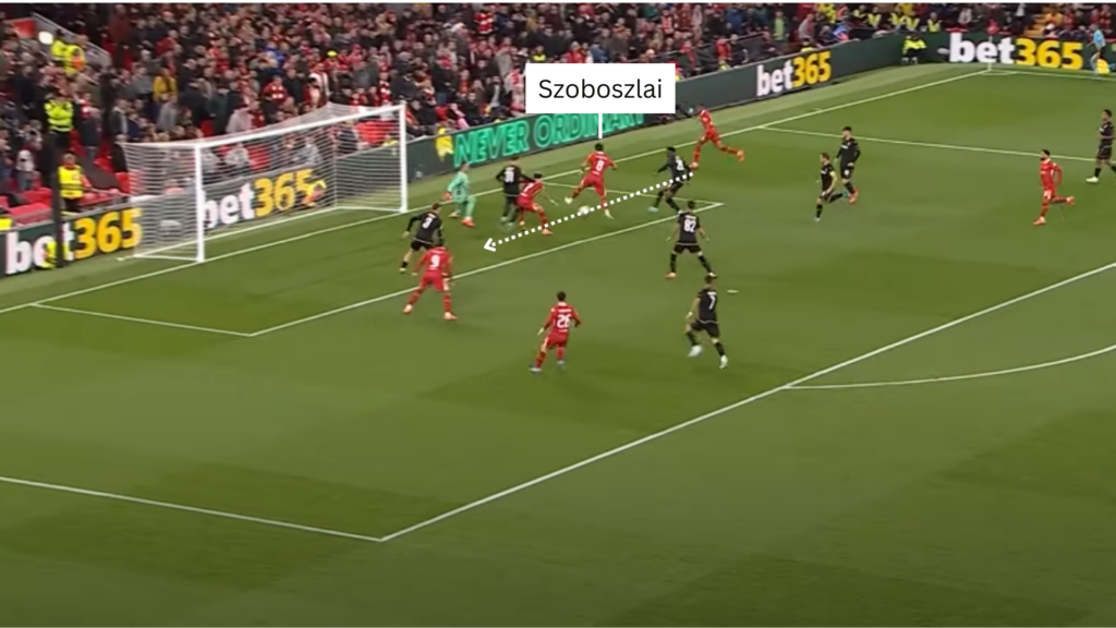 Dominik Szoboszlai for Liverpool v Bologna