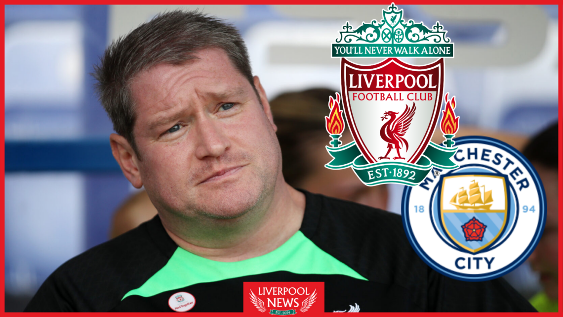 Matt Beard, Liverpool badge, Manchester City badge