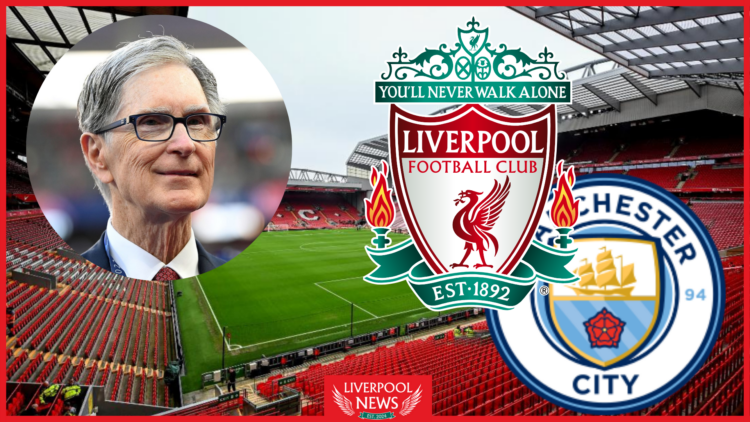 John Henry, Liverpool badge, Manchester City badge