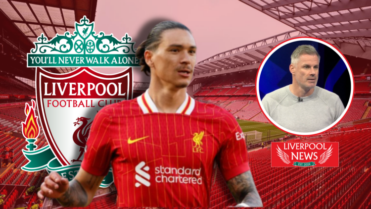 Darwin Nunez, Jamie Carragher, Liverpool badge