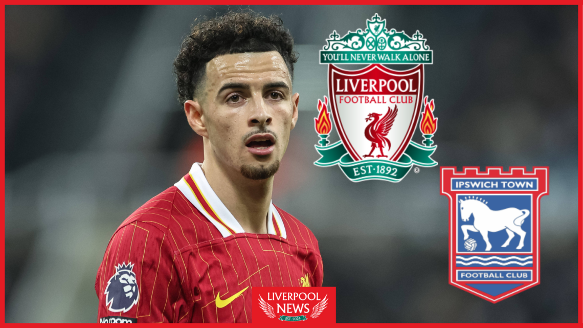 Picture of Liverpool midfielder Curtis Jones.