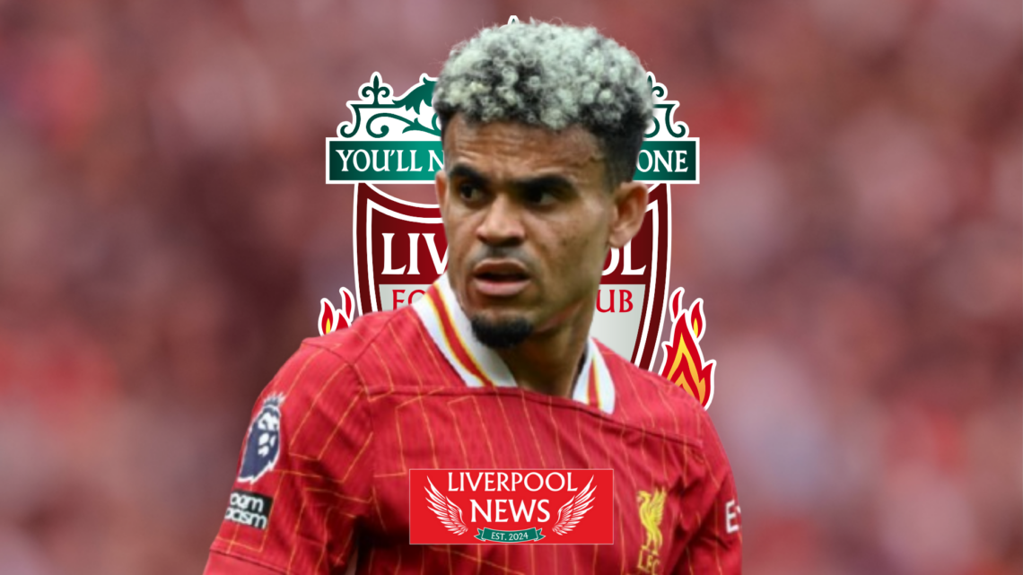 Liverpool forward Luis Diaz