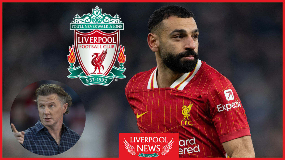 Picture of Liverpool winger Mohamed Salah and Steve McManaman.
