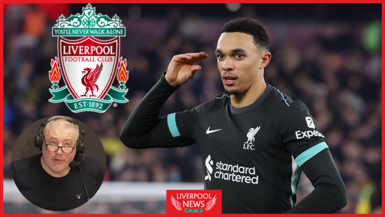 Picture of Trent Alexander-Arnold and Ally McCoist.