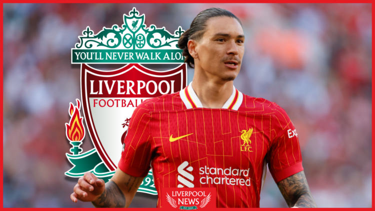 Liverpool badge Nunez
