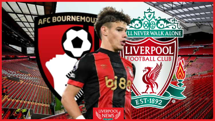 Milos Kerkez, Liverpool badge, Bournemouth badge