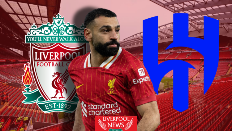 Mohamed Salah, Liverpool badge, Al-Hilal badge