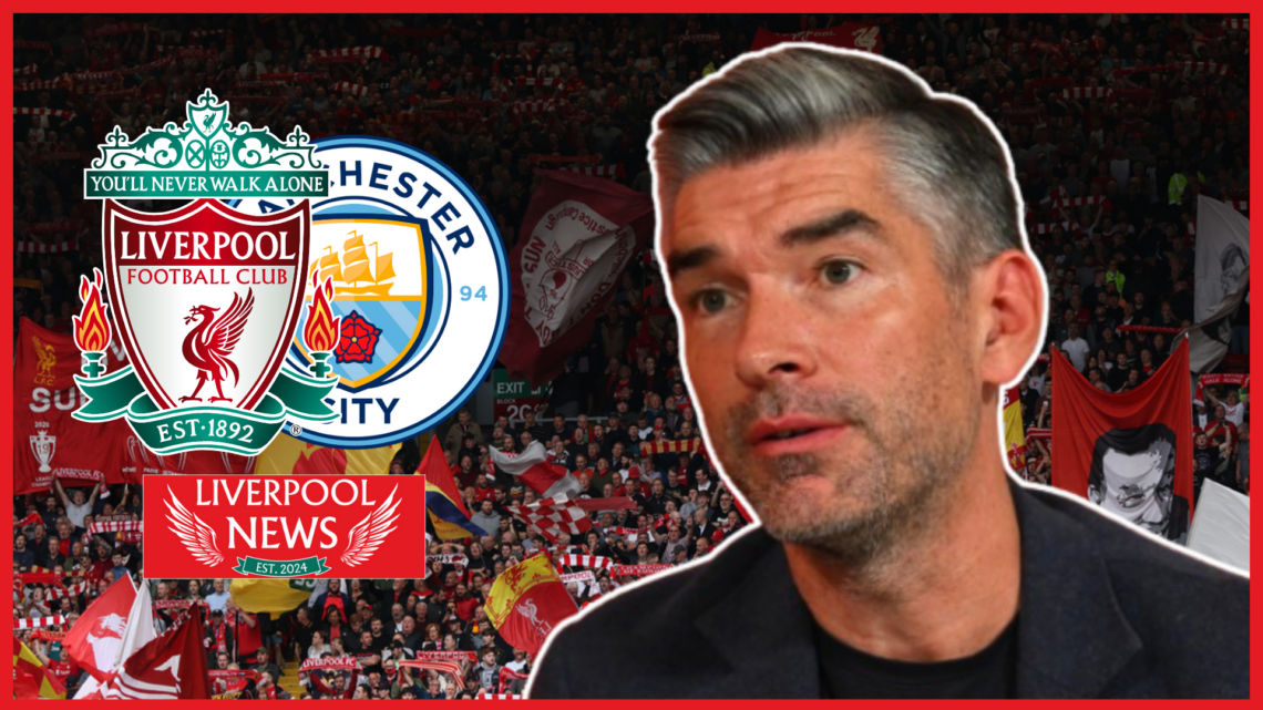 Richard Hughes, Liverpool badge, Manchester City badge