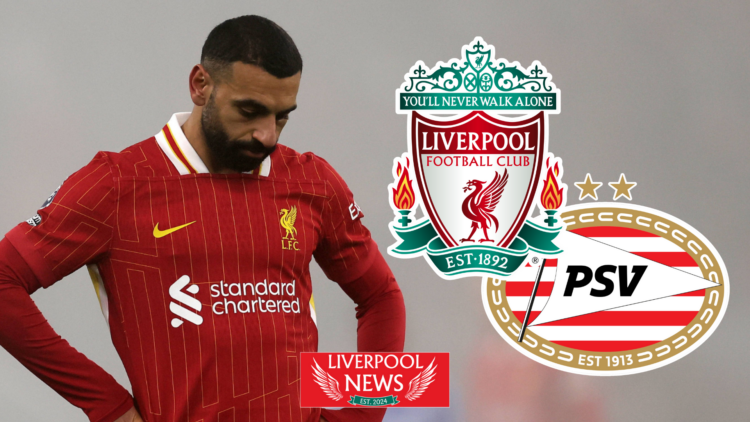 Mo Salah Liverpool PSV badges