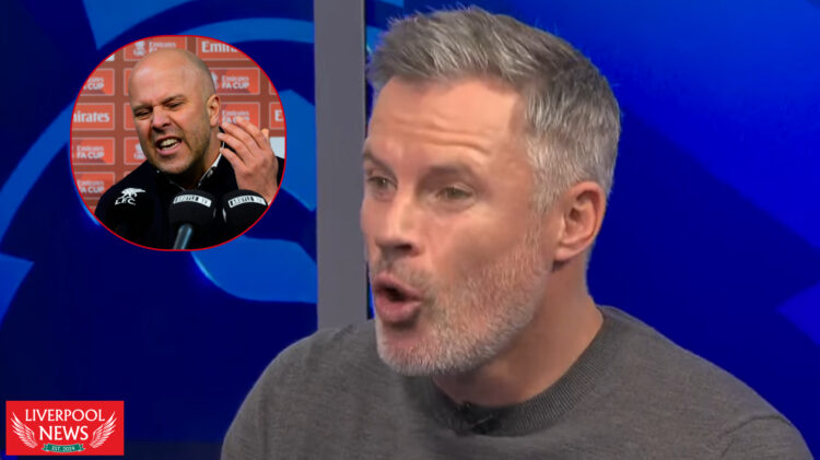 Jamie Carragher, Arne Slot in inset