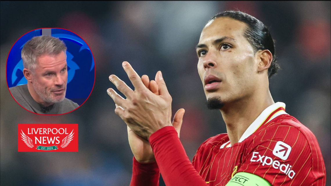 Liverpool. Virgil van Dijk, Anfield, Arne Slot, Jamie Carragher