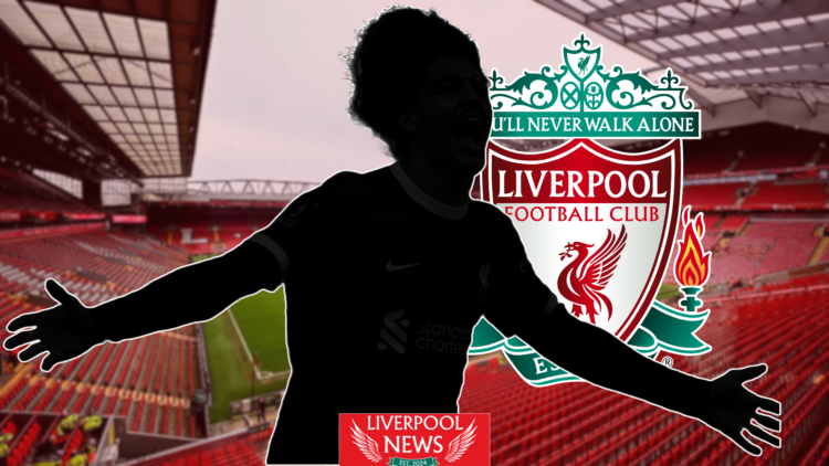 Jayden Danns silhouette, Liverpool badge