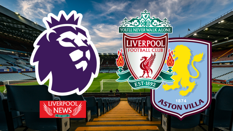Liverpool badge Aston Villa Premier League