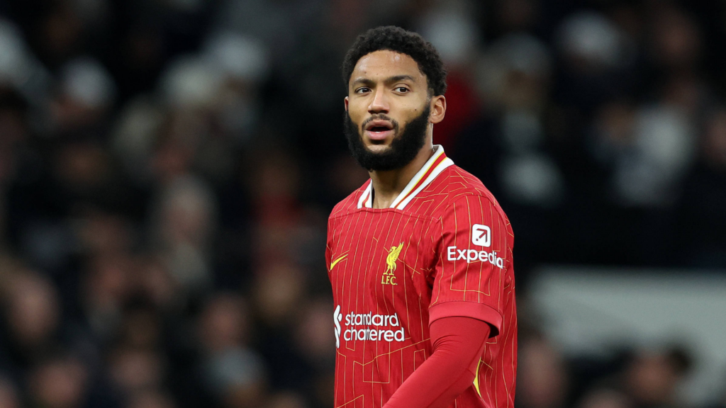 Liverpool defender Joe Gomez
