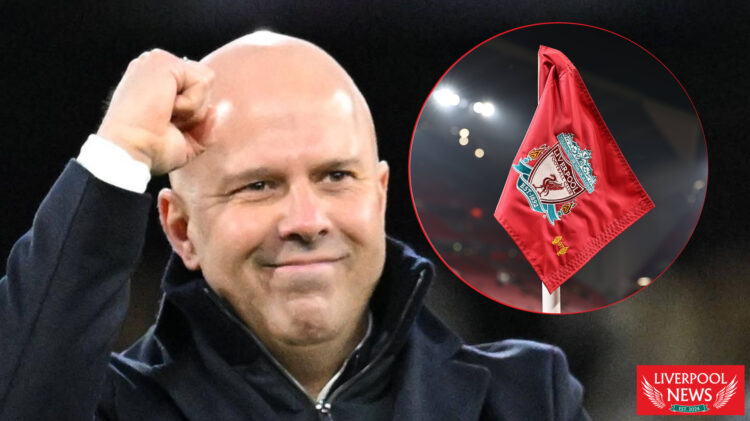 Arne Slot, Liverpool corener flag