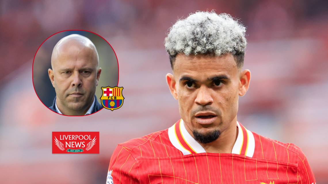 Arne Slot Luis Diaz Liverpool Barcelona