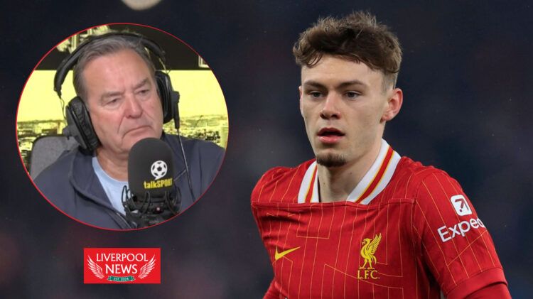 Jeff Stelling Conor Bradley Liverpool