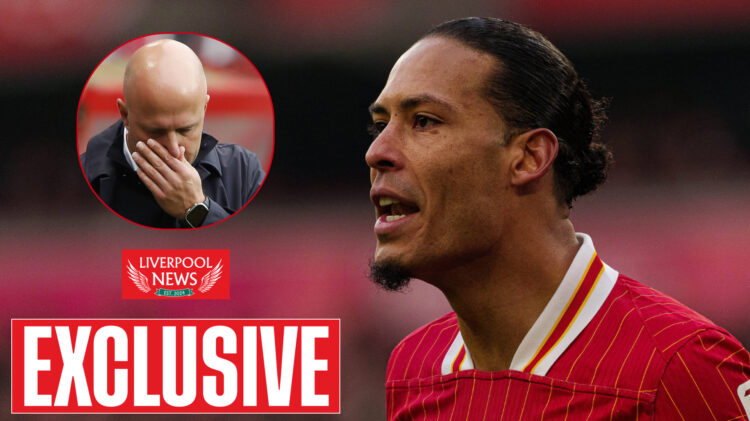 Virgil van Dijk Arne Slot Liverpool