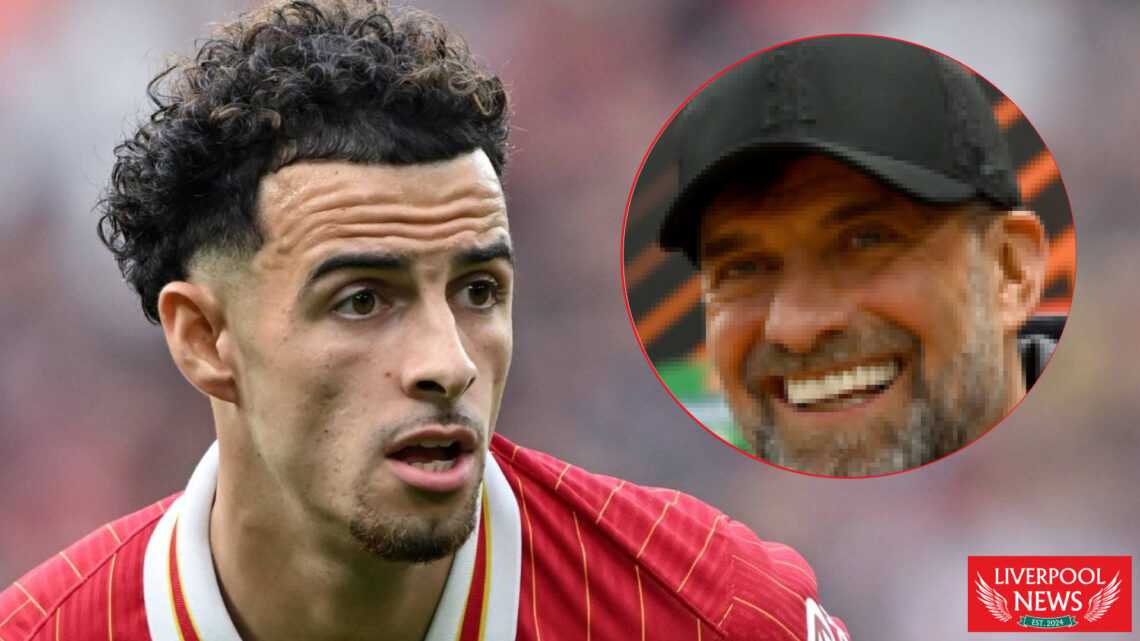 Curtis Jones and Jurgen Klopp