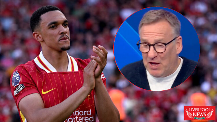 Liverpool defender Trent Alexander-Arnold and Paul Merson