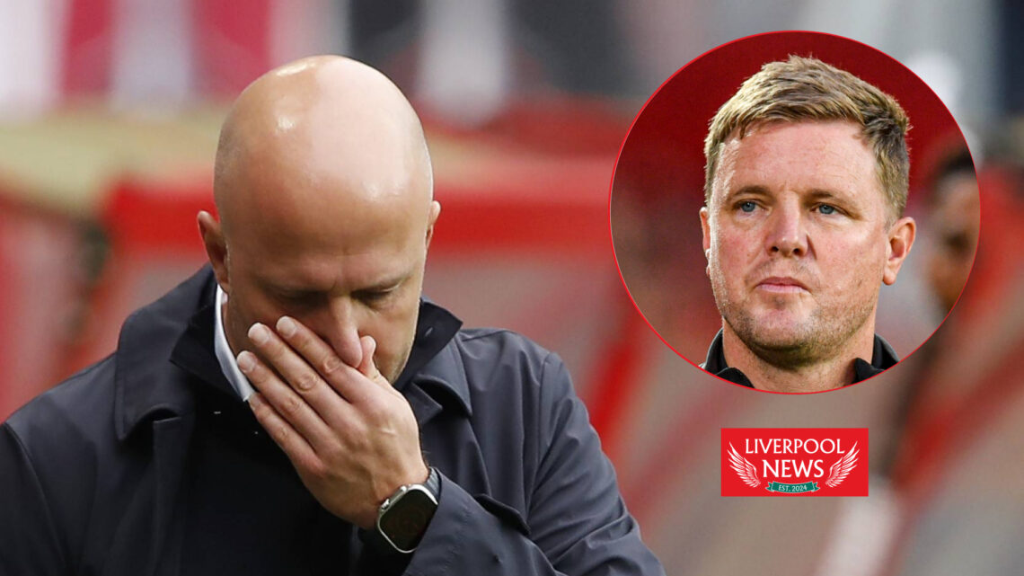Arne Slot, Eddie Howe, Liverpool, Newcastle, Carabao Cup