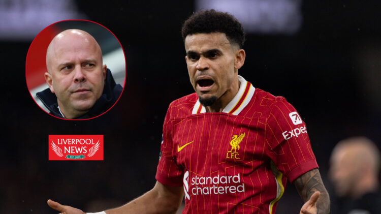 Luis Diaz, Arne Slot, Liverpool, Anfield, Premier League
