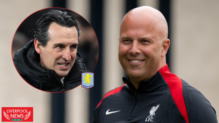 Liverpool Aston Villa Unai Emery Arne Slot