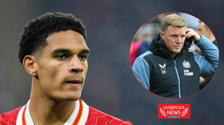 Jarrell Quansah and Eddie Howe