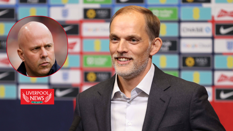 Arne Slot, Thomas Tuchel, Liverpool, Curtis Jones, Jarell Quansah, England