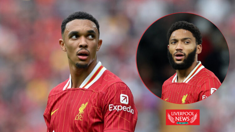 Trent Alexander-Arnold and Joe Gomez