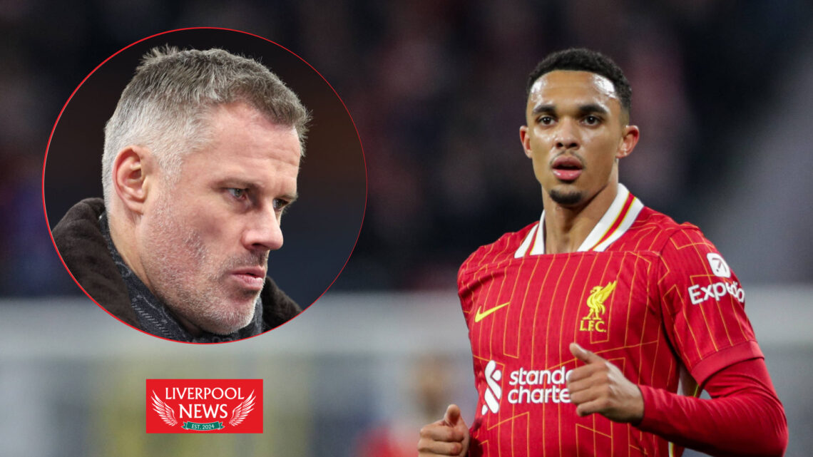Jamie Carragher and Trent Alexander-Arnold