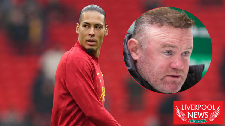 Virgil van Dijk and Wayne Rooney