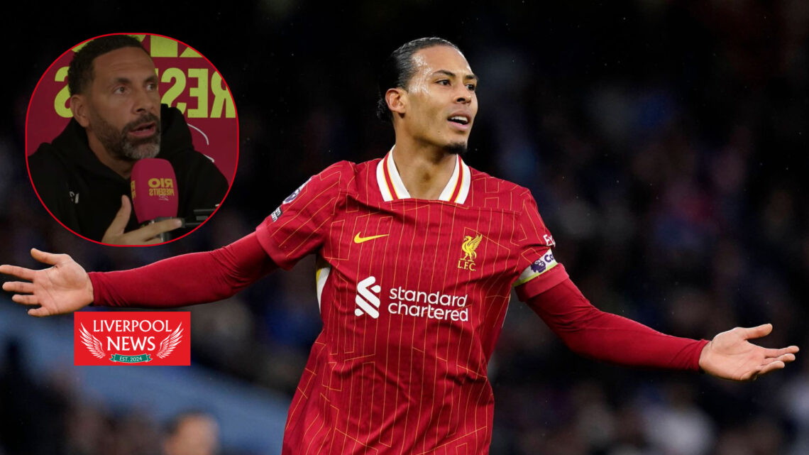 Virgil van Dijk, Rio Ferdinand, Premier League, Liverpool, Manchester United