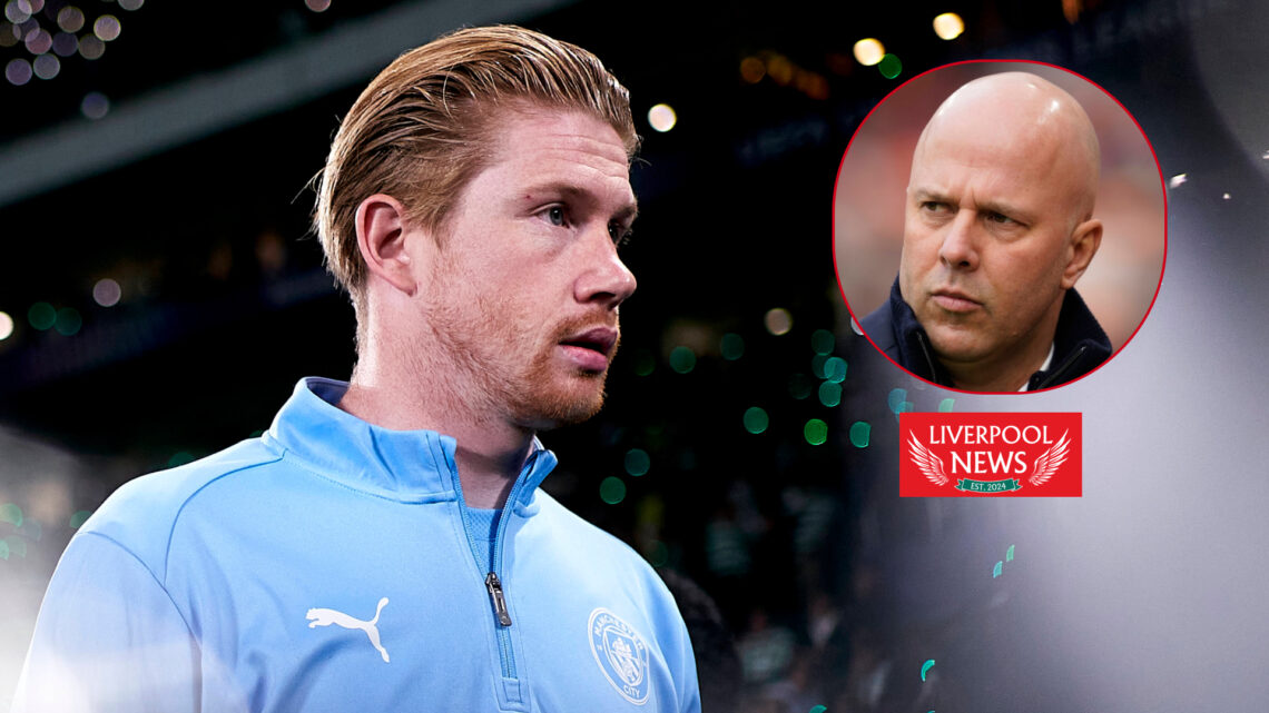 Kevin De Bruyne, Arne Slot, Liverpool