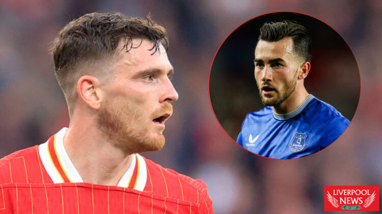 Liverpool Everton Andy Robertson Jack Harrison