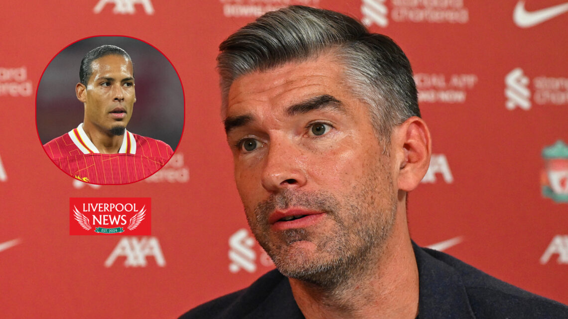 Richard Hughes, Virgil van Dijk, Liverpool