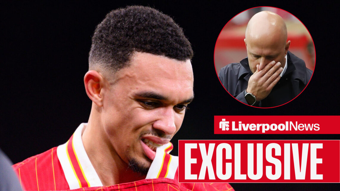 Arne Slot will be gutted to lose Trent Alexander-Arnold at Liverpool.
