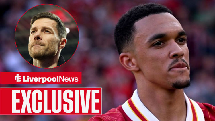 Xabi Alonso and Trent Alexander-Arnold