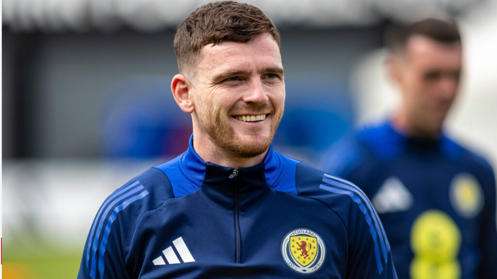 Liverpool star Andy Robertson was on fine form for Scotland.